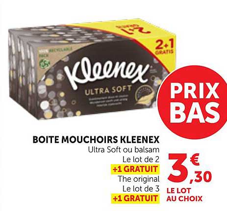 BOITE MOUCHOIRS KLEENEX