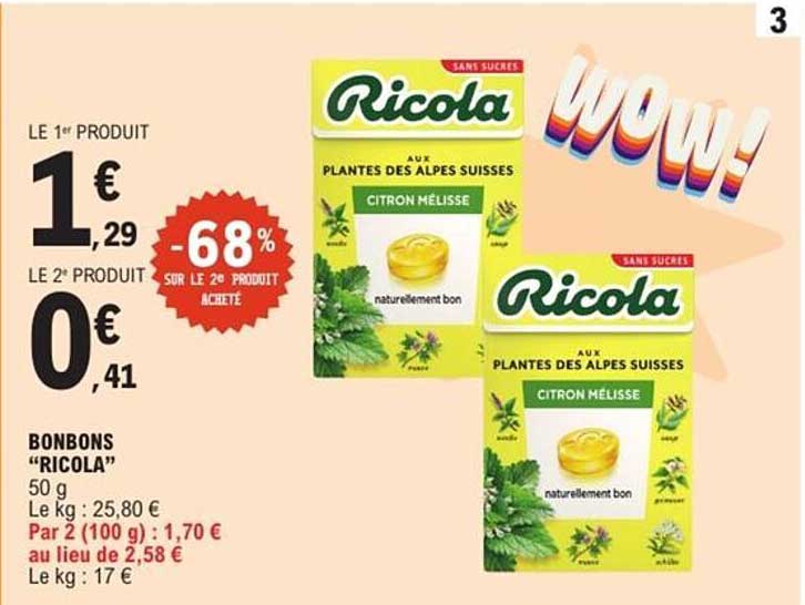 BONBONS "RICOLA"