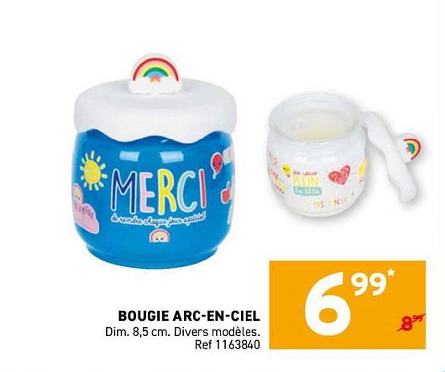 BOUGIE ARC-EN-CIEL