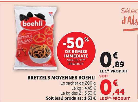 BRETZELS MOYENNES BOEHLI