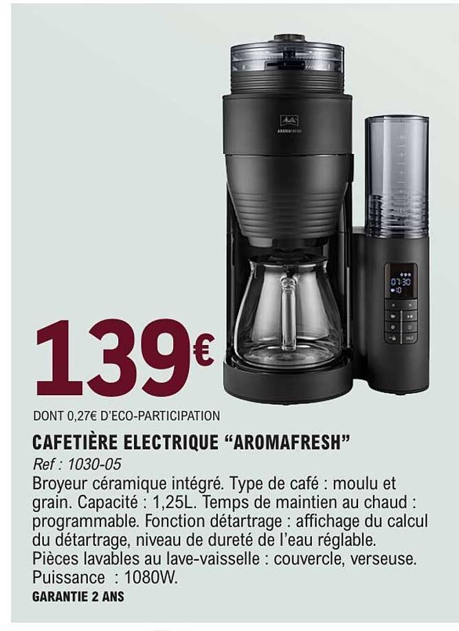 CAFETIÈRE ELECTRIQUE “AROMAFRESH”