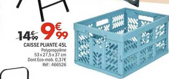 CAISSE PLIANTE 45L