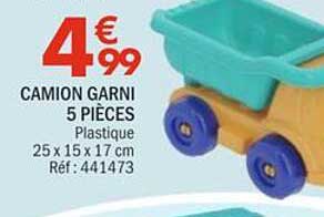 CAMION GARNI 5 PIECES