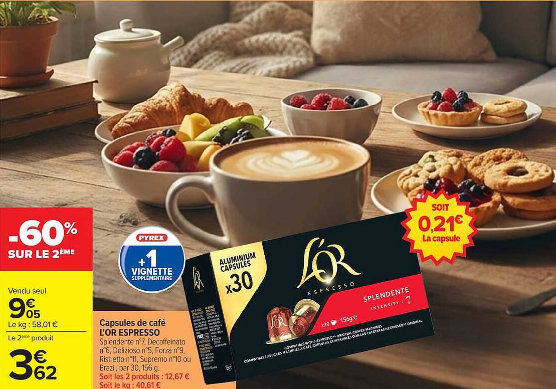Capsules de café L'OR ESPRESSO
