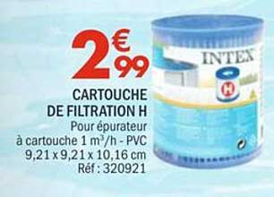 CARTOUCHE DE FILTRATION