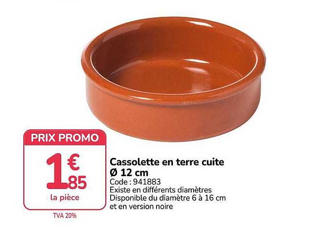 Cassolette en terre cuite Ø 12 cm