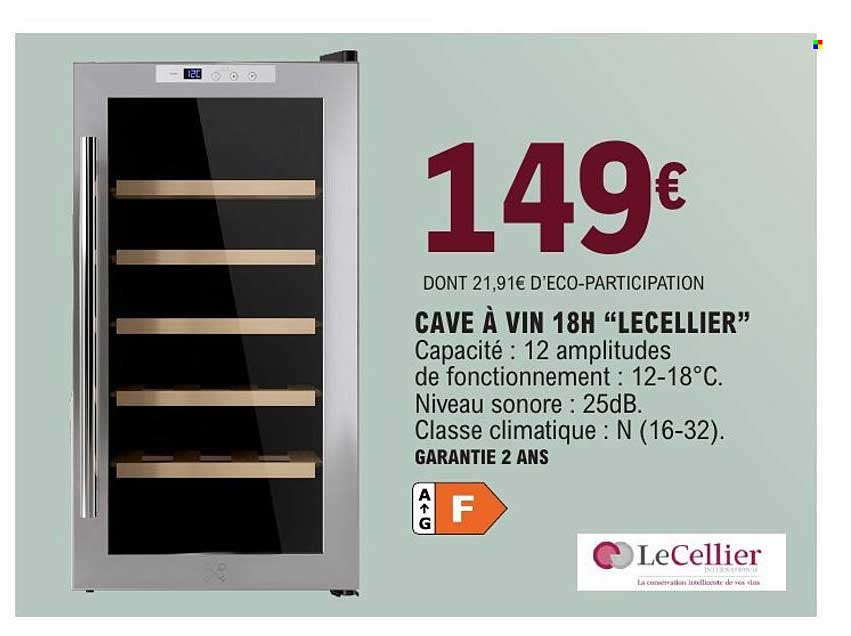 CAVE À VIN 18H “LECELLIER”