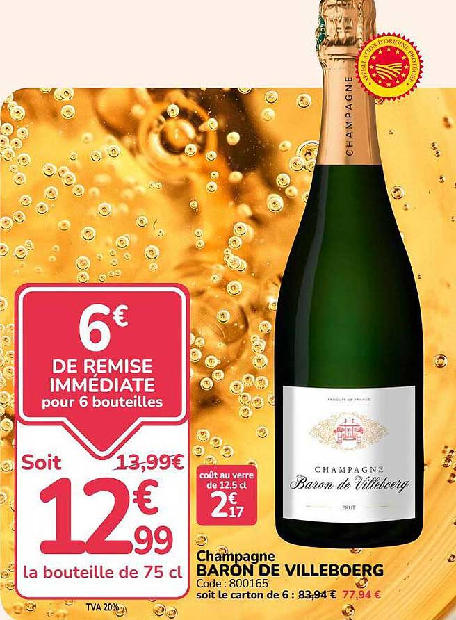Champagne BARON DE VILLEBOERG