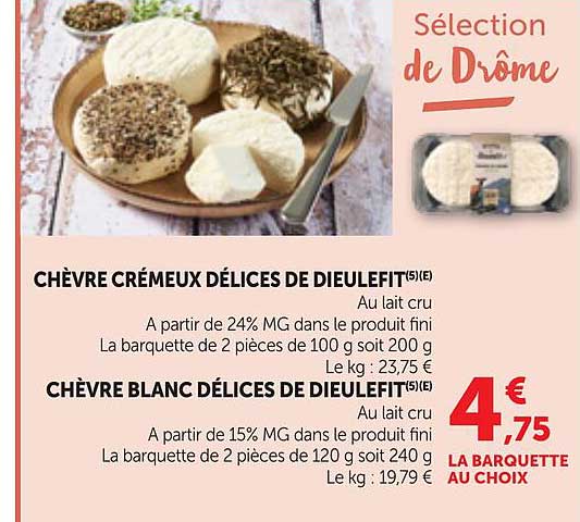 CHÈVRE CRÉMEUX DÉLICES DE DIEULEFIT