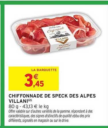 CHIFFONNADE DE SPECK DES ALPES VILLANI(2)