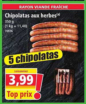 Chipolatas aux herbes(a)
