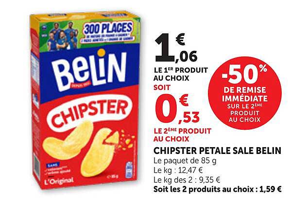 CHIPSTER PETALE SALE BELIN