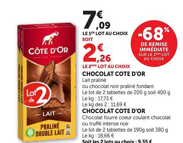 CHOCOLAT COTE D'OR
