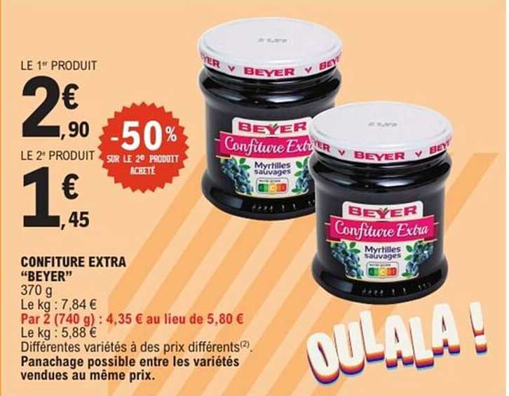 CONFITURE EXTRA “BEYER” 370 g