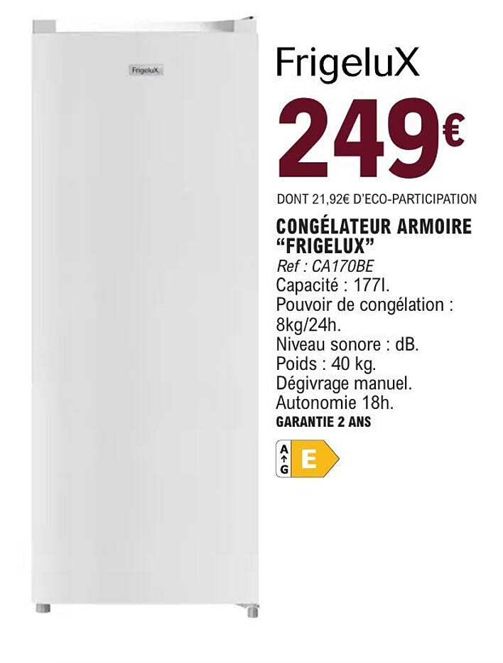 Congélateur armoire "Frigelux"