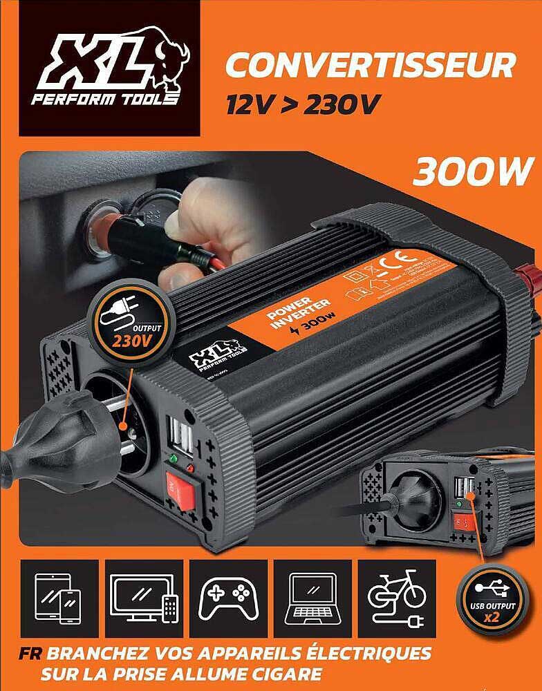 CONVERTISSEUR 12V > 230V