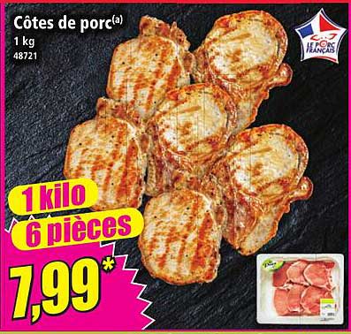 Côtes de porc(a)