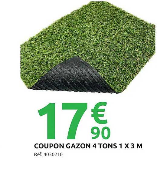 COUPON GAZON 4 TONS 1 X 3 M