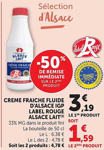 CREME FRAICHE FLUIDE D'ALSACE IGP LABEL ROUGE ALSACE LAIT(3)