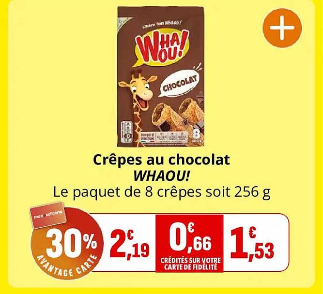 Crêpes au chocolat WHAOU!