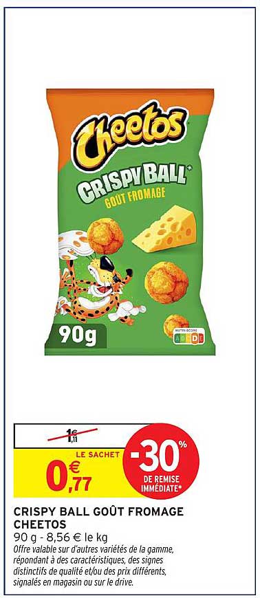 CRISPY BALL GOÛT FROMAGE CHEETOS