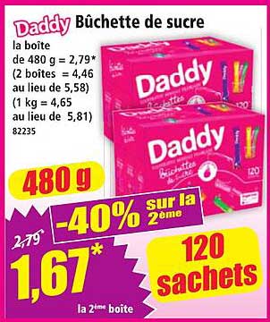 Daddy Bûchette de sucre