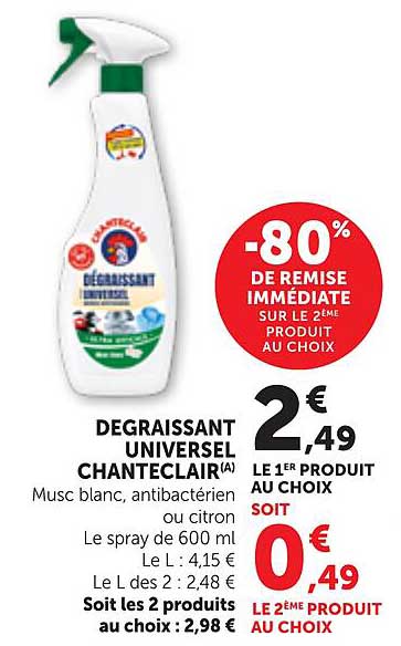 DEGRAISSANT UNIVERSEL CHANTECLAIR(A)