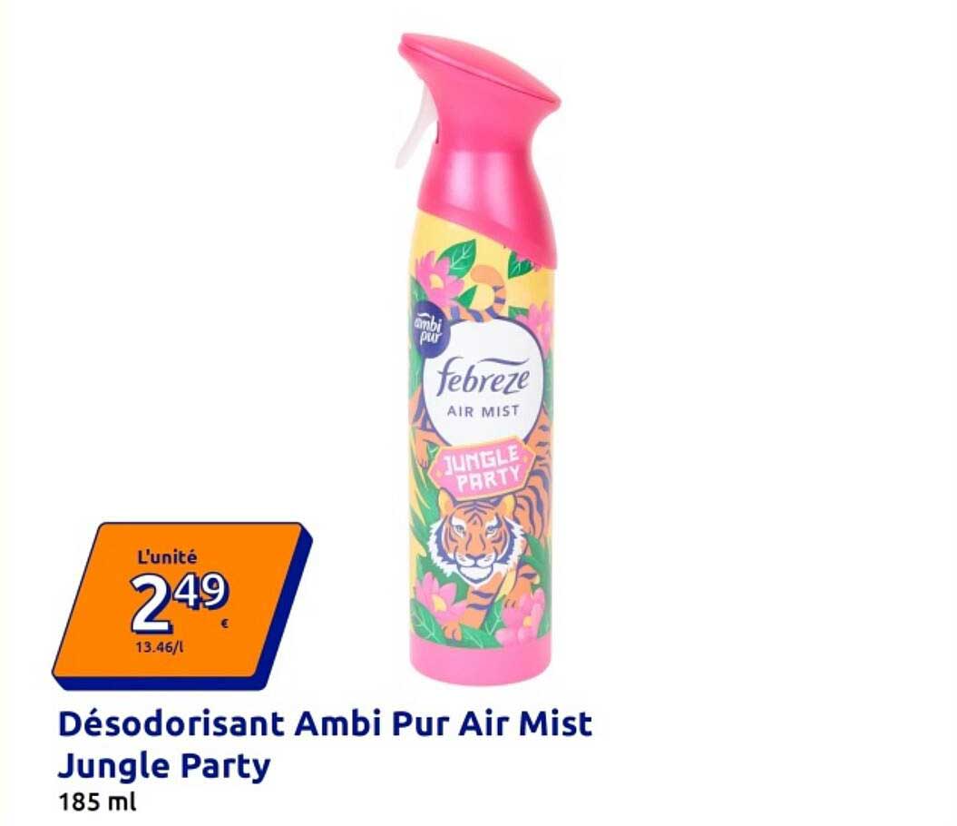 Désodorisant Ambi Pur Air Mist Jungle Party