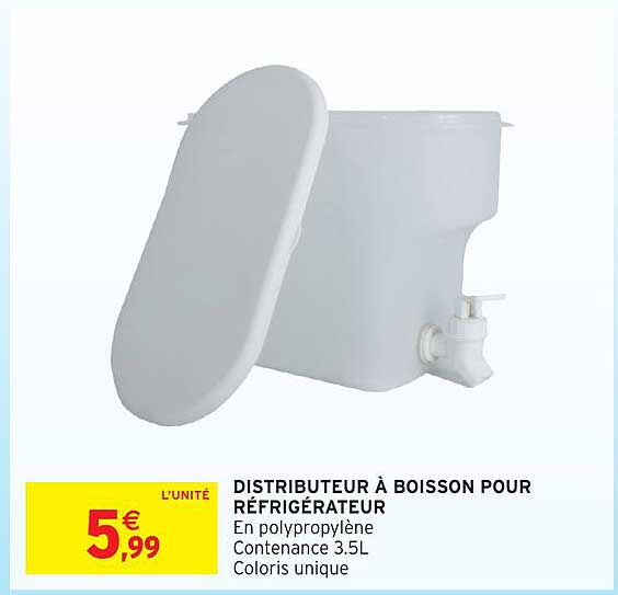 DISTRIBUTEUR À BOISSON POUR RÉFRIGÉRATEUR