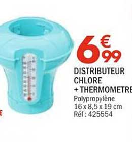 DISTRIBUTEUR CHLORE + THERMOMETRE