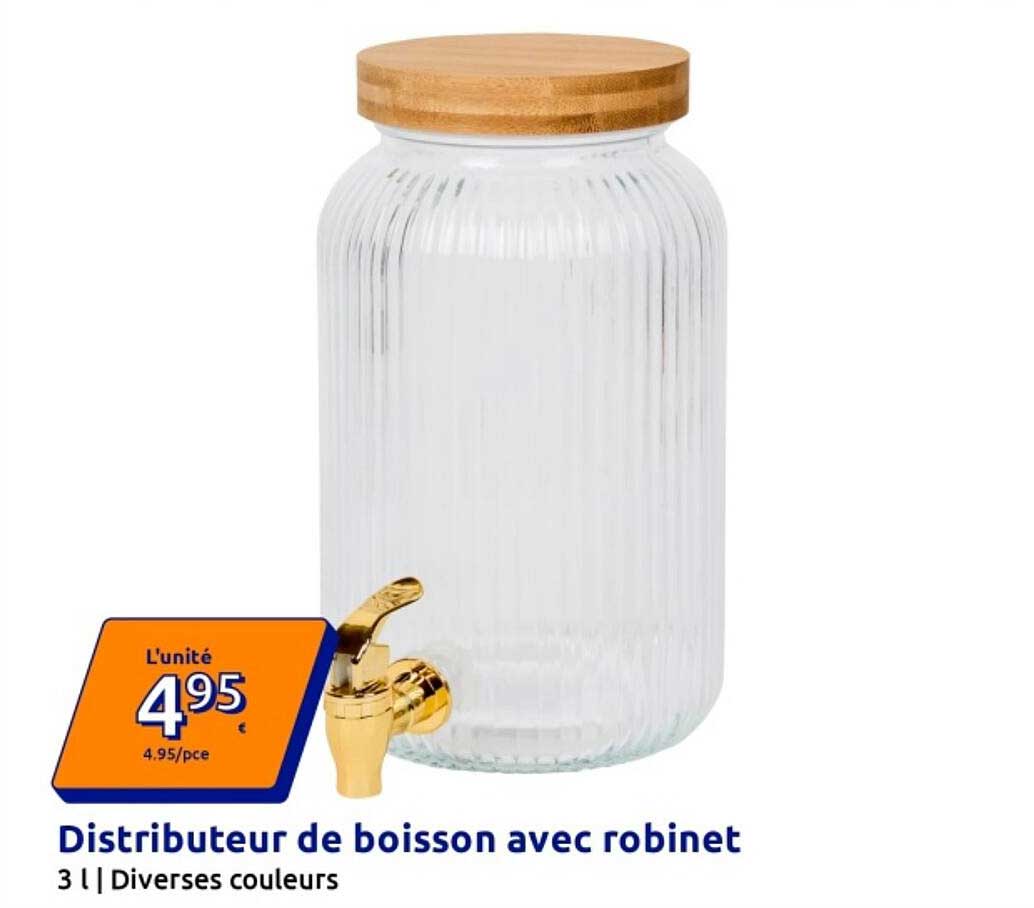 Distributeur de boisson avec robinet