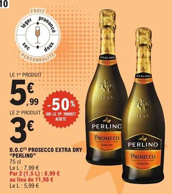 D.O.C.(1) PROSECCO EXTRA DRY “PERLINO”