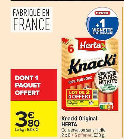 DONT 1 PAQUET OFFERT