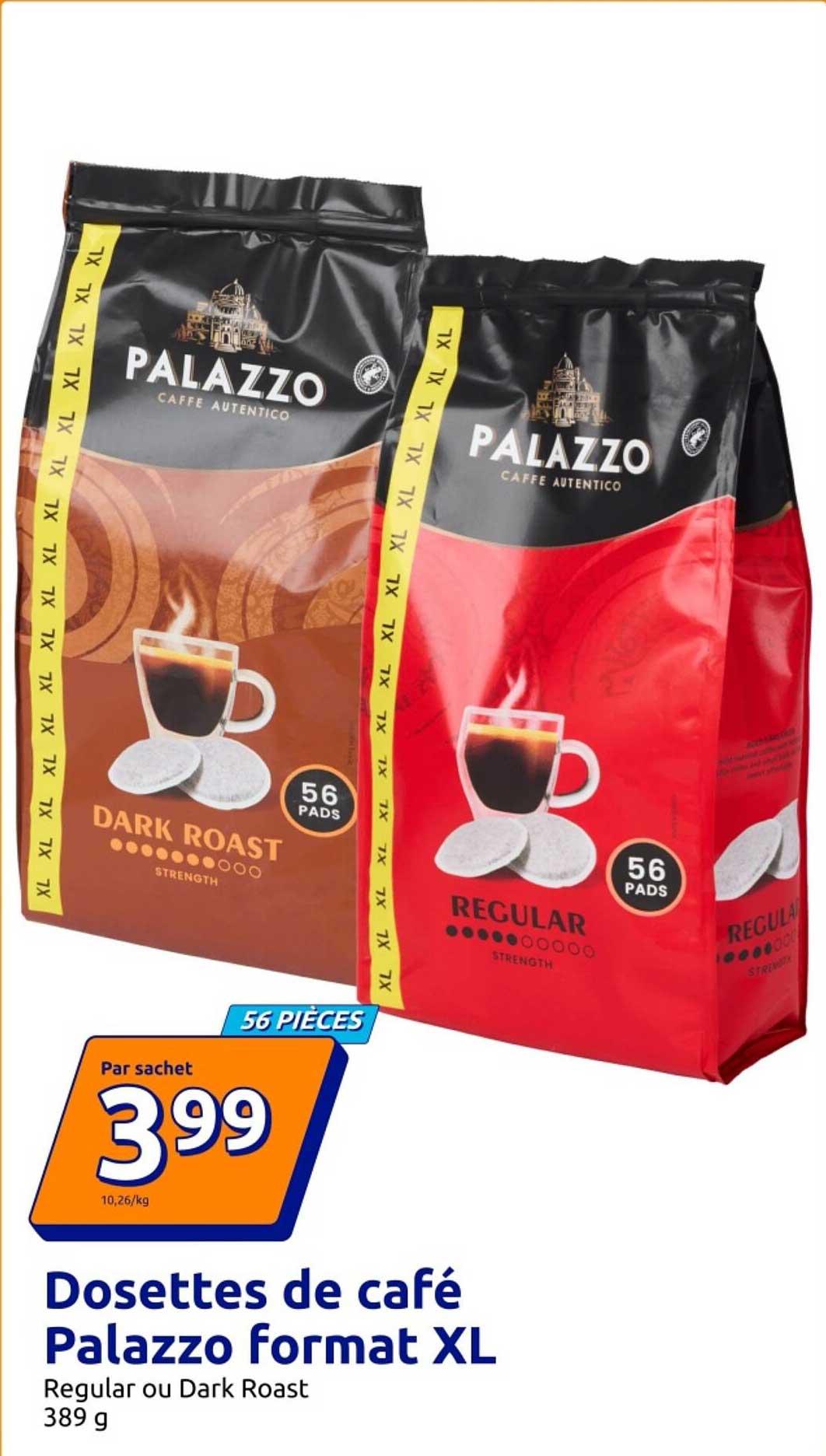 Dosettes de café Palazzo format XL