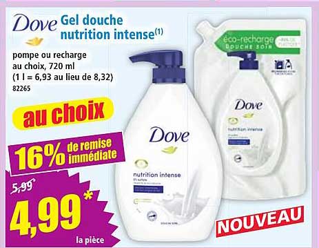 Dove Gel douche nutrition intense(1)