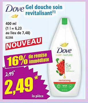 Dove Gel douche soin revitalisant(1)
