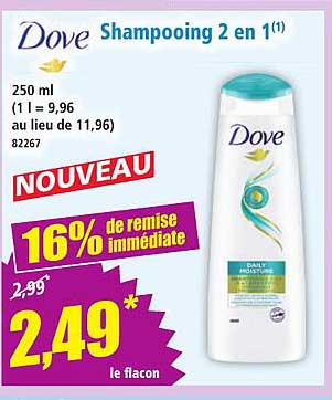 Dove Shampooing 2 en 1