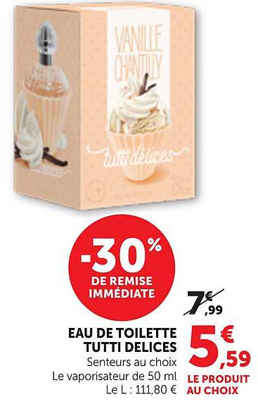 EAU DE TOILETTE TUTTI DELICES