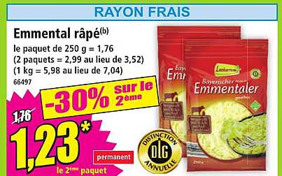 Emmental râpé(b)