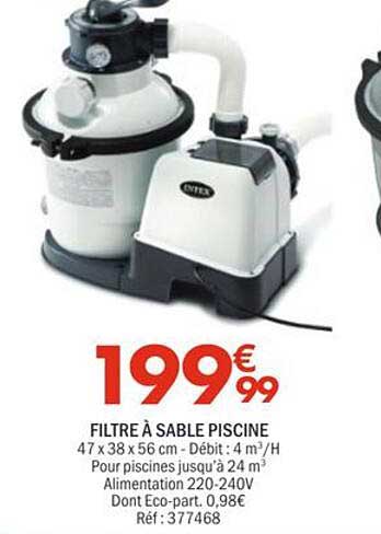 FILTRE À SABLE PISCINE