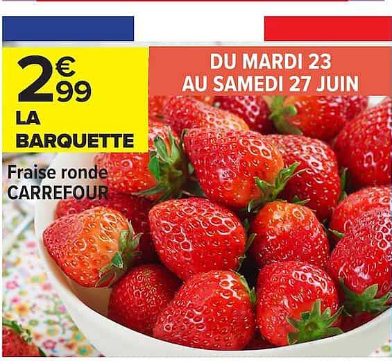 Fraise ronde CARREFOUR