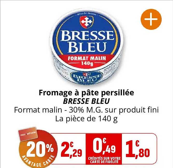 Fromage à pâte persillée BRESSE BLEU