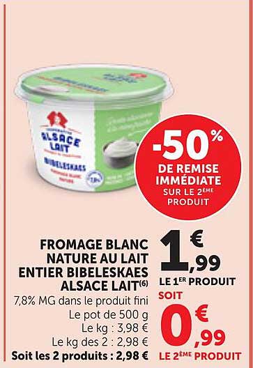 FROMAGE BLANC NATURE AU LAIT ENTIER BIBELSKAES ALSACE LAIT(6)