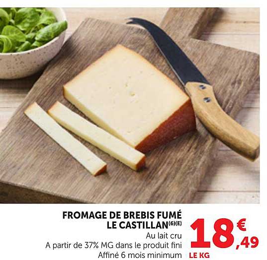 FROMAGE DE BREBIS FUMÉ LE CASTILLAN(6)(E)