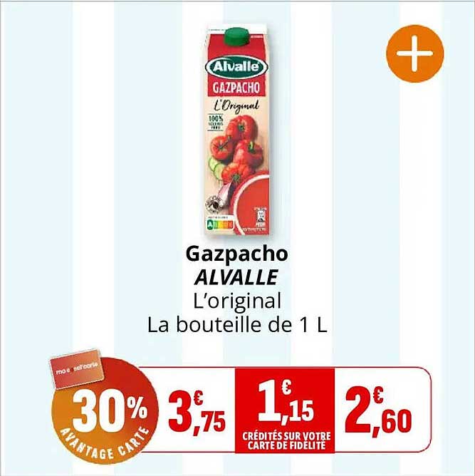 Gazpacho ALVALLE L’original La bouteille de 1 L