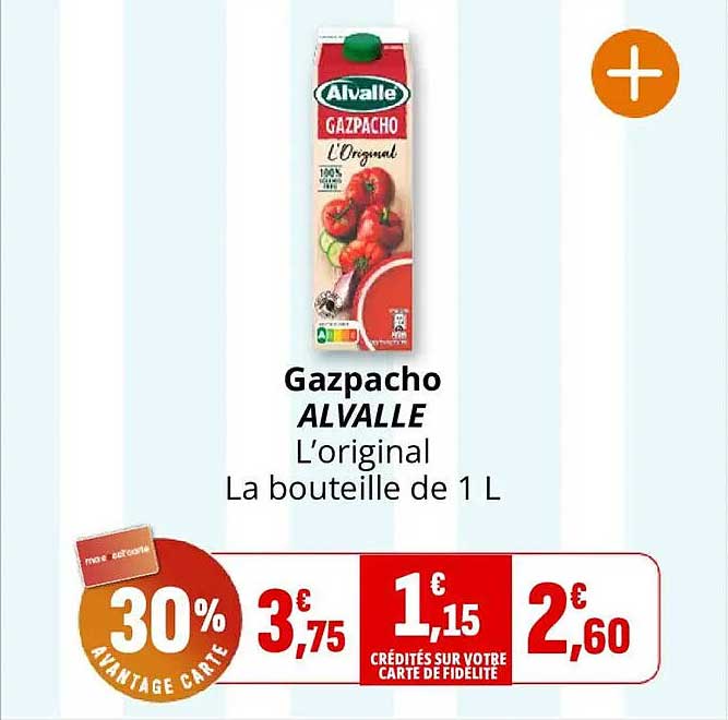 Gazpacho ALVALLE L'original La bouteille de 1 L