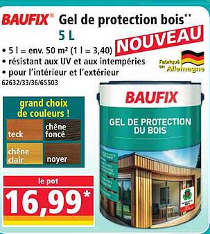 Gel de protection bois** 5 L