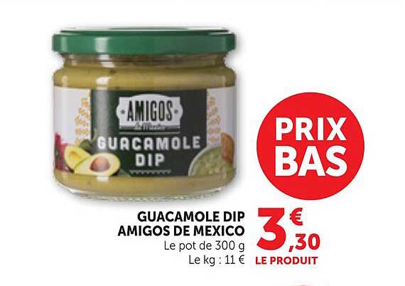 GUACAMOLE DIP AMIGOS DE MEXICO