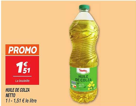 HUILE DE COLZA NETTO
