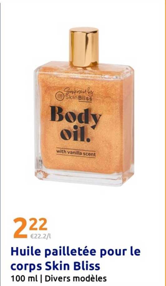 Huile pailletée pour le corps Skin Bliss